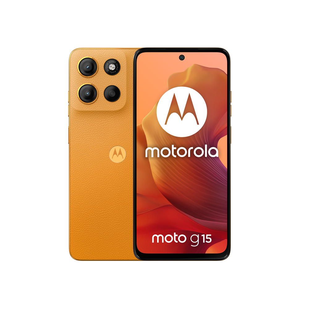 Motorola moto g15 17,1 cm (6.72") Dual SIM Android 15 4G USB Type-C 4 GB 128 GB 5200 mAh Oranje