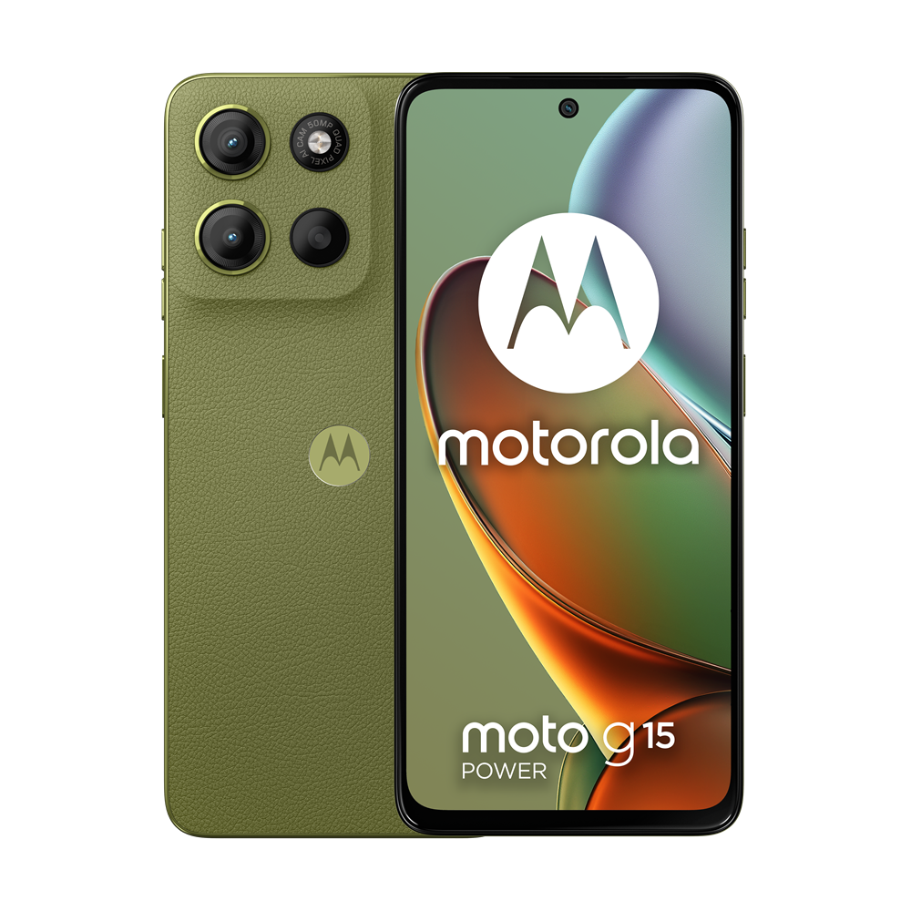 Motorola moto g15 power 17,1 cm (6.72") Dual SIM Android 15 4G USB Type-C 8 GB 256 GB 6000 mAh Groen