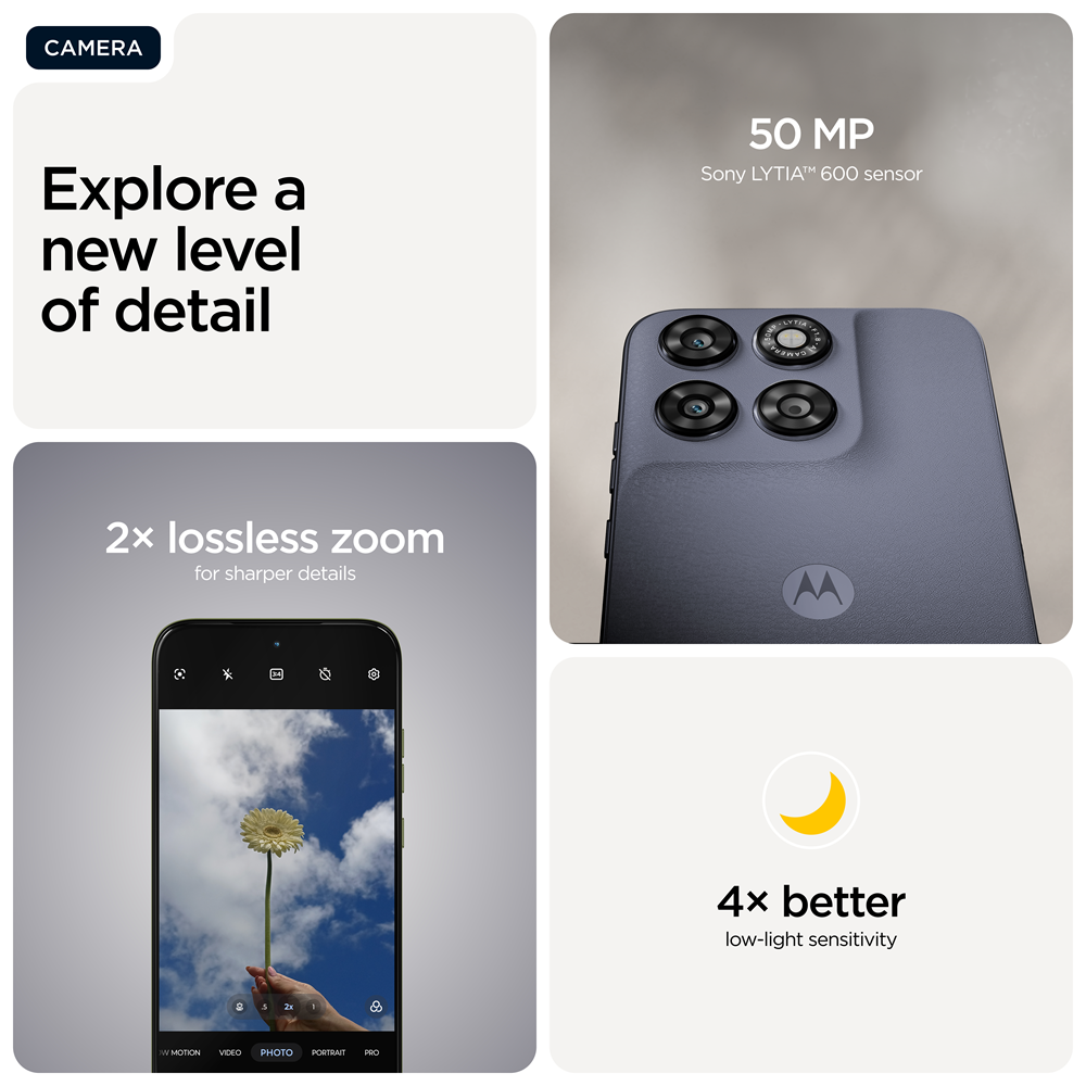 Motorola moto g67 17,3 cm (6.8") Hybride Dual SIM Android 16.0 5G USB Type-C 4 GB 256 GB 5200 mAh Grijs Motorola moto g67 17,3 cm (6.8") Hybride Dual SIM Android 16.0 5G USB Type-C 4 GB 256 GB 5200 mAh Grijs