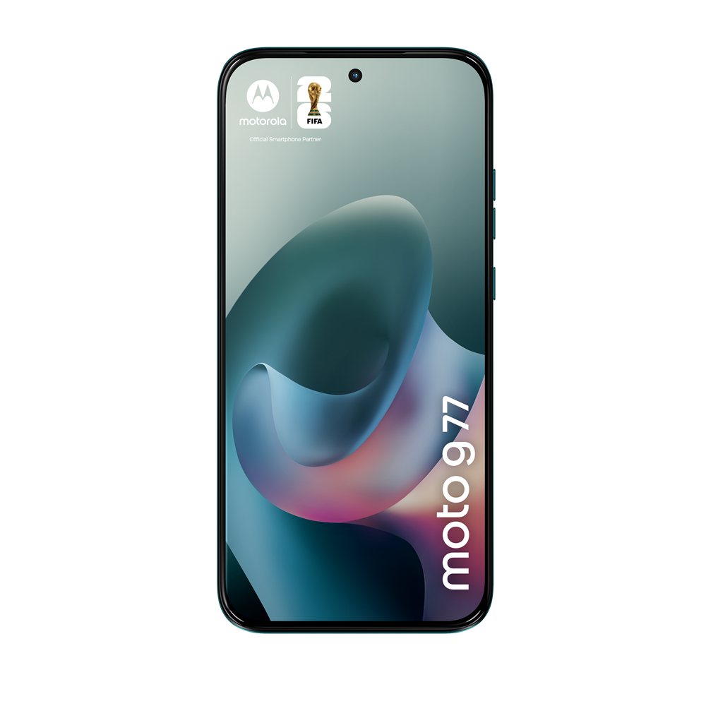 Motorola moto g77 17,3 cm (6.8") Hybride Dual SIM Android 16.0 5G USB Type-C 8 GB 256 GB 5200 mAh Groen Motorola moto g77 17,3 cm (6.8") Hybride Dual SIM Android 16.0 5G USB Type-C 8 GB 256 GB 5200 mAh Groen