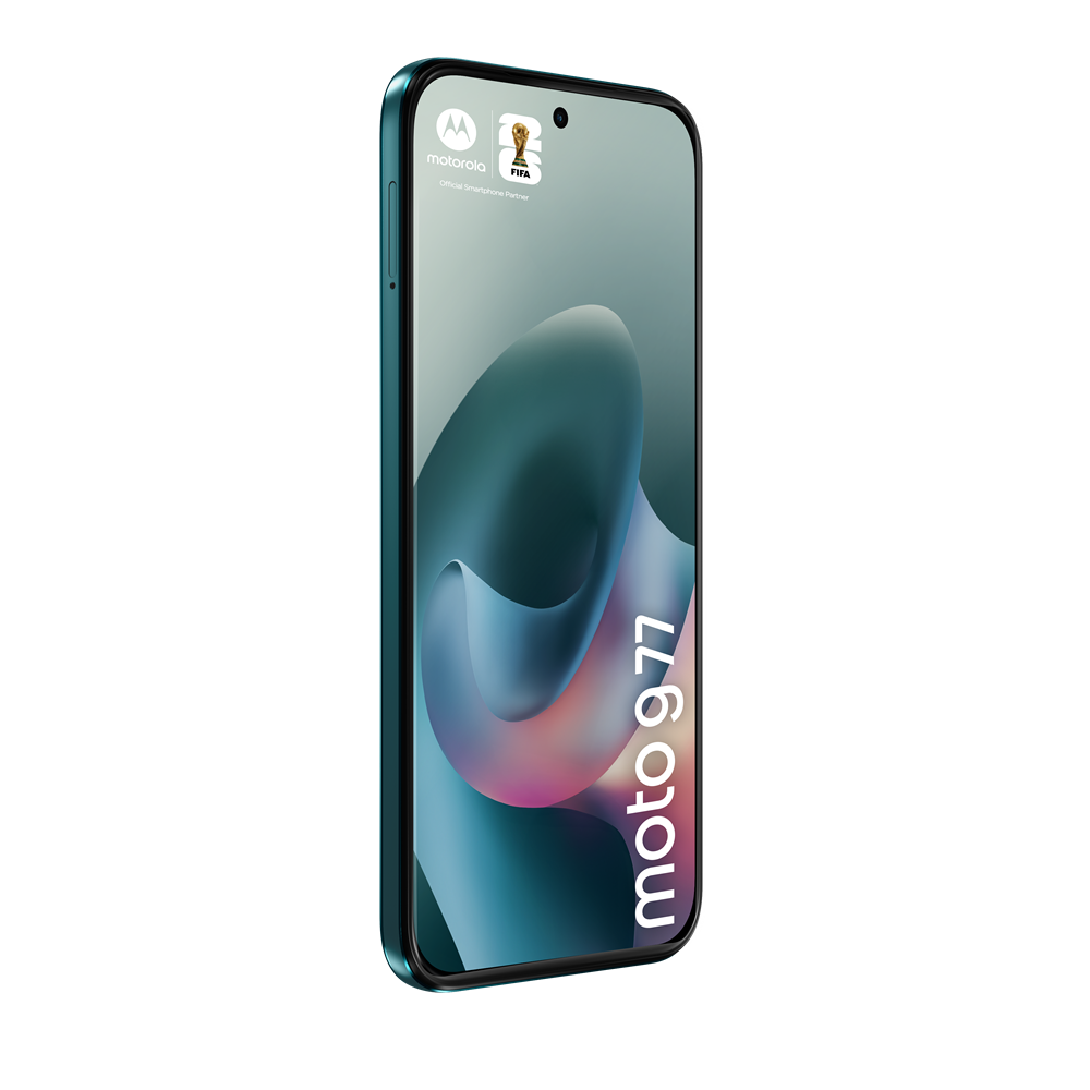Motorola moto g77 17,3 cm (6.8") Hybride Dual SIM Android 16.0 5G USB Type-C 8 GB 256 GB 5200 mAh Groen Motorola moto g77 17,3 cm (6.8") Hybride Dual SIM Android 16.0 5G USB Type-C 8 GB 256 GB 5200 mAh Groen