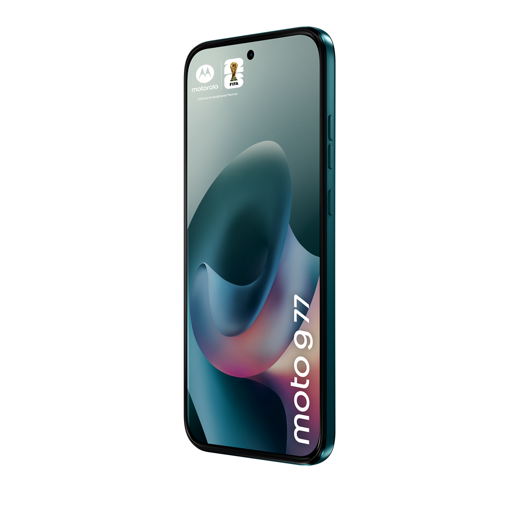 Motorola moto g77 17,3 cm (6.8") Hybride Dual SIM Android 16.0 5G USB Type-C 8 GB 256 GB 5200 mAh Groen Motorola moto g77 17,3 cm (6.8") Hybride Dual SIM Android 16.0 5G USB Type-C 8 GB 256 GB 5200 mAh Groen