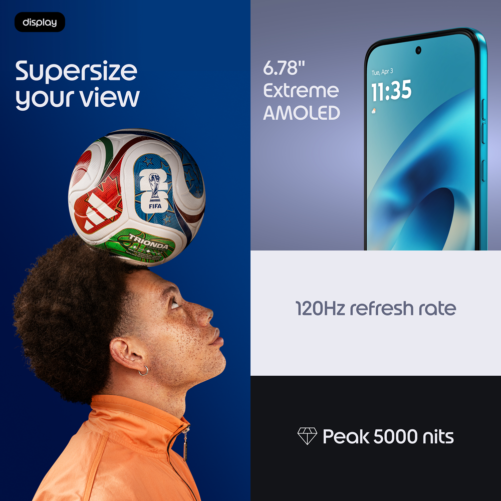 Motorola moto g87 17,2 cm (6.78") Hybride Dual SIM Android 16.0 5G USB Type-C 8 GB 256 GB 5200 mAh Blauw Motorola moto g87 17,2 cm (6.78") Hybride Dual SIM Android 16.0 5G USB Type-C 8 GB 256 GB 5200 mAh Blauw