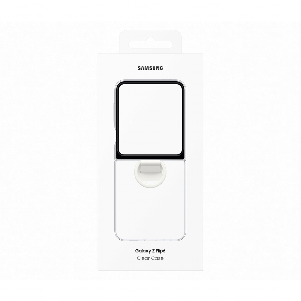 Samsung EF-QF741CTEGWW mobiele telefoon behuizingen 17 cm (6.7") Hoes Transparant