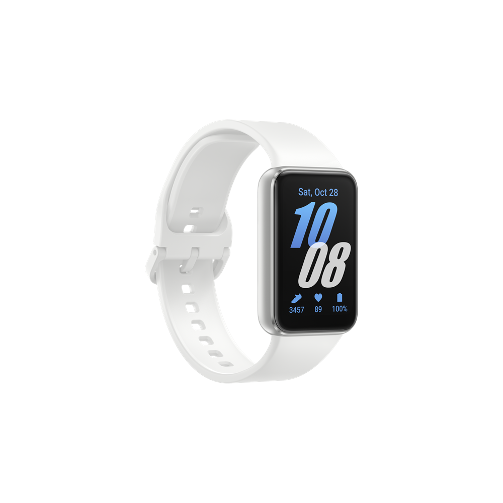 Samsung Galaxy Fit3 4,06 cm (1.6") AMOLED 40 mm Digitaal 256 x 402 Pixels Touchscreen Zilver