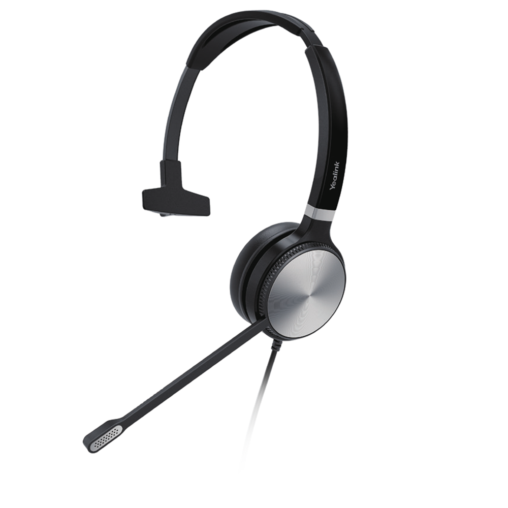 Yealink UH36 Mono Headset Bedraad Hoofdband Kantoor/callcenter USB Type-A Zwart, Zilver