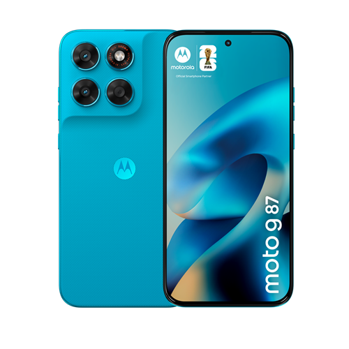 Motorola moto g87 17,2 cm (6.78") Hybride Dual SIM Android 16.0 5G USB Type-C 8 GB 256 GB 5200 mAh Blauw