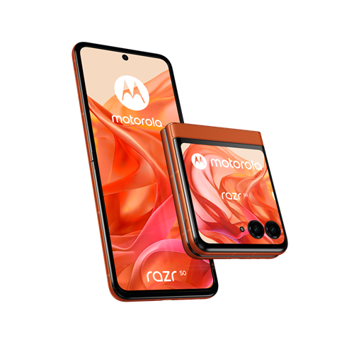 Motorola razr 50 17,5 cm (6.9") Dual SIM Android 14 5G USB Type-C 8 GB 256 GB 4200 mAh Oranje Motorola razr 50 17,5 cm (6.9") Dual SIM Android 14 5G USB Type-C 8 GB 256 GB 4200 mAh Oranje
