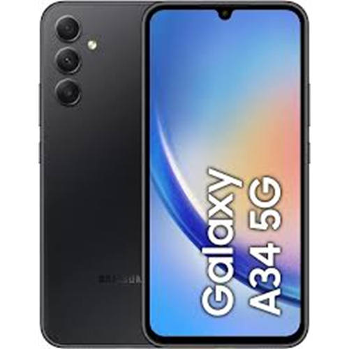 Samsung Galaxy A34 128GB - Black / Refurbished 