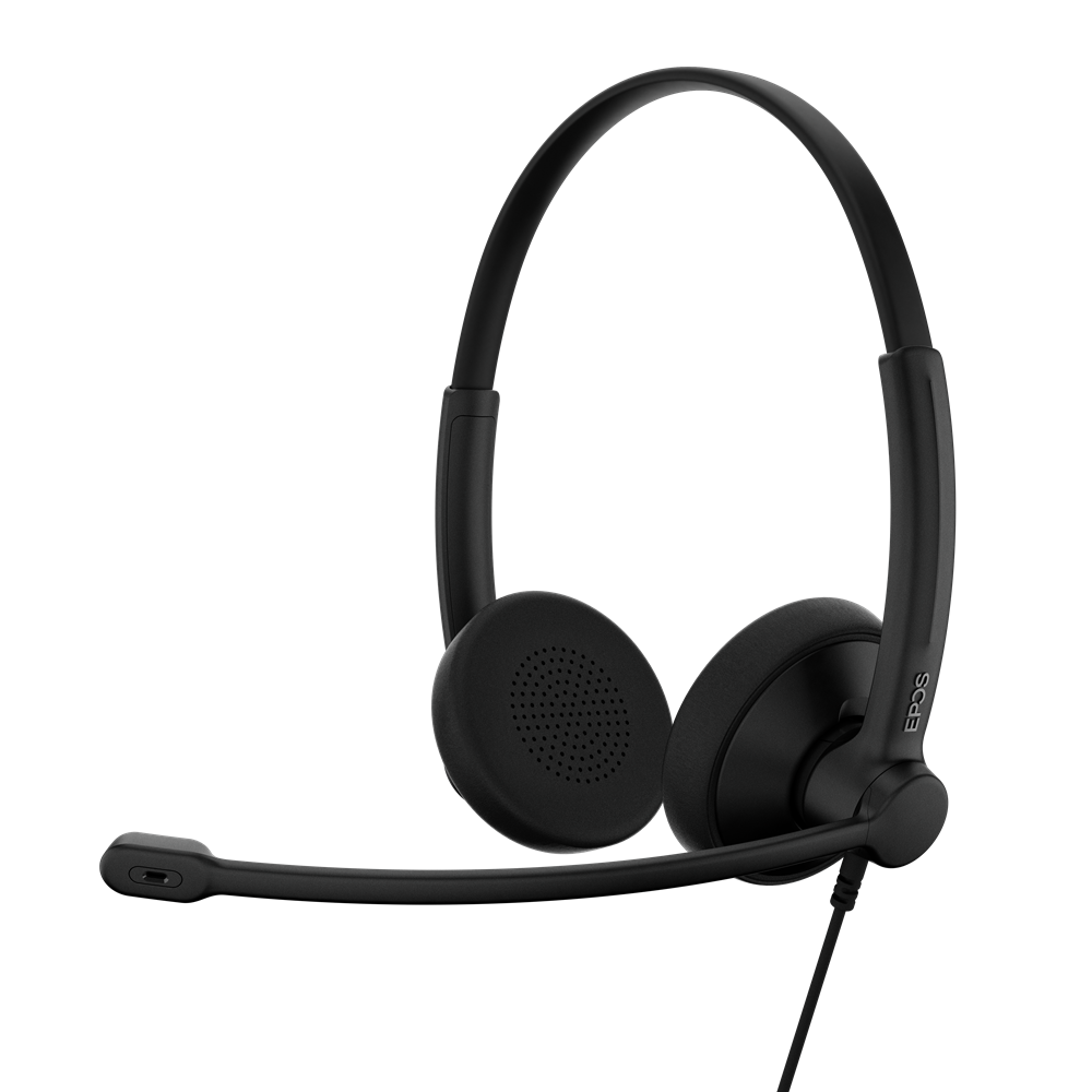 EPOS 1001421 hoofdtelefoon/headset Bedraad Hoofdband Kantoor/callcenter USB Type-C / USB Type-A Zwart